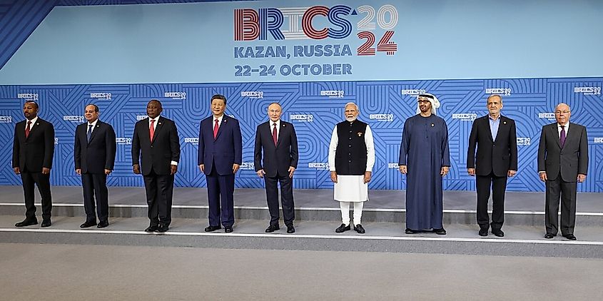 16th BRICS Summit family photo.