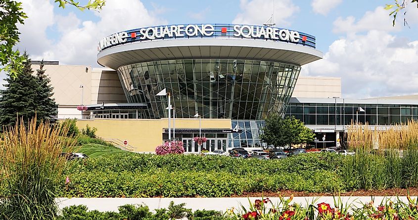The Square One Mall in Mississauga, Ontario, Canada