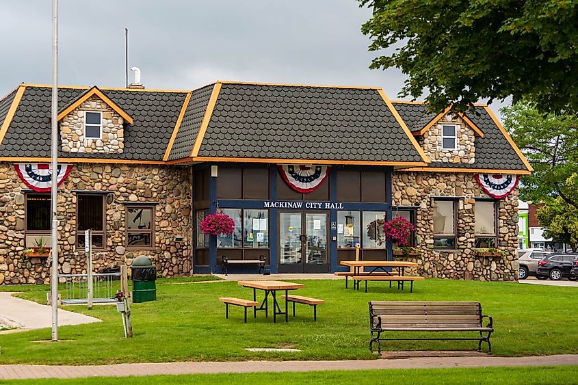 City Hall in Mackinaw City, Michigan