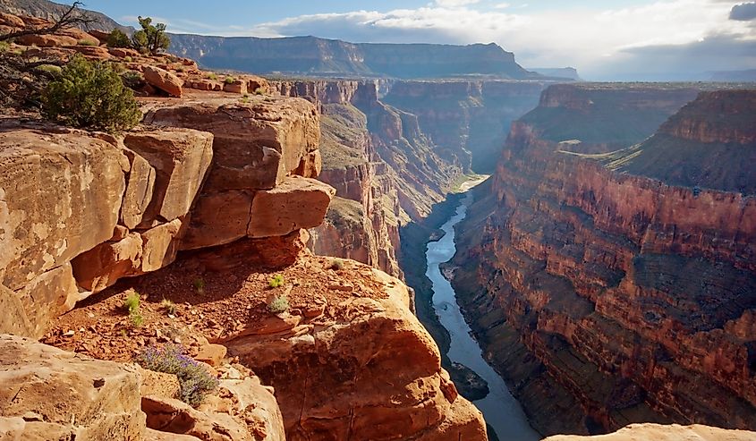 Toroweap point at sunrise, Grand Canyon National Park