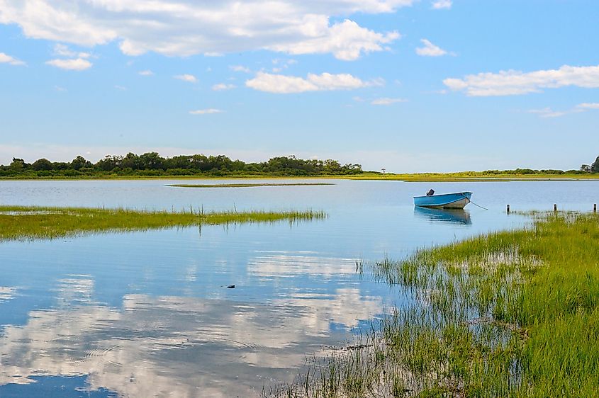 Salt marsh near Niantic, Connecticut.