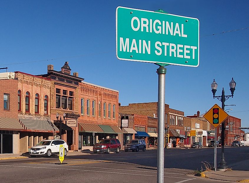 The "Original Main Street" in downtown Sauk Centre.