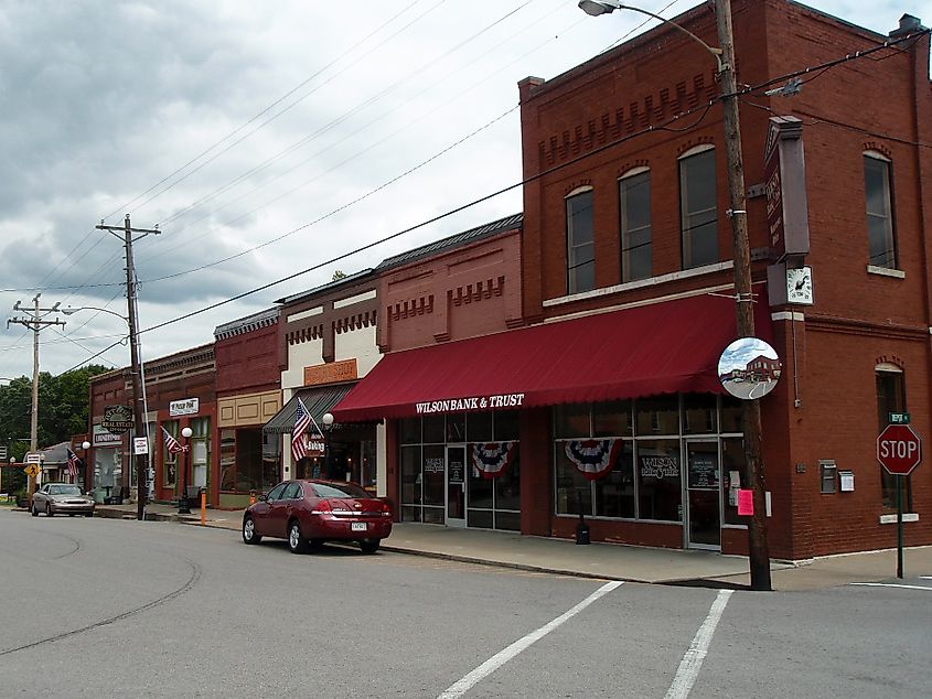 Watertown Historic District in Watertown, Tennessee.