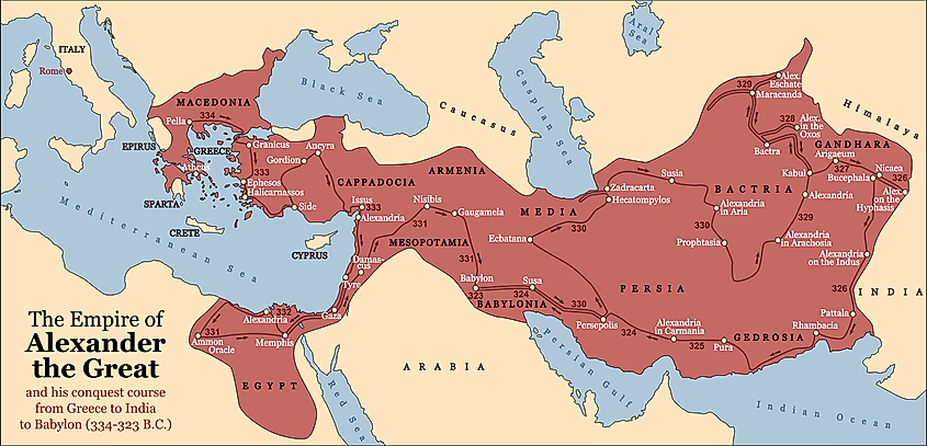 Largest Empires of the Ancient and Modern World – Ancient