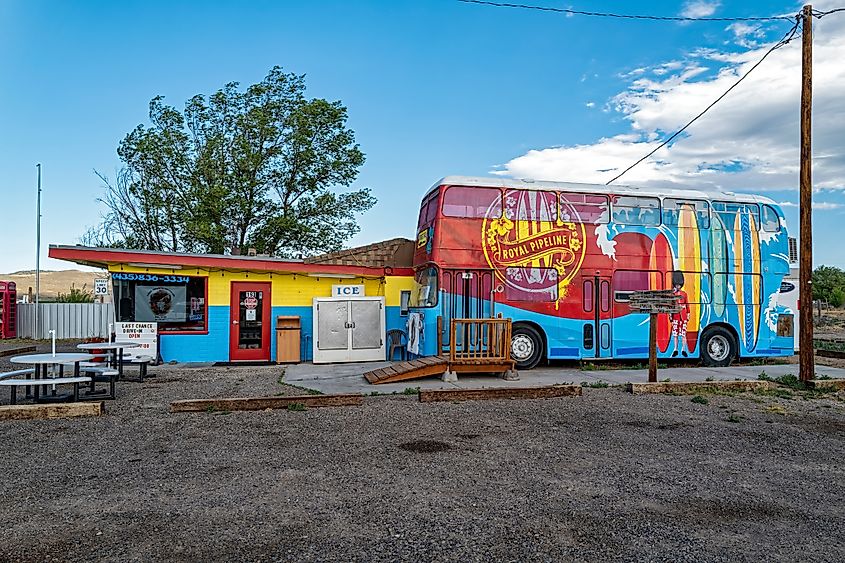 The Last Chance Drive-in Restaurant in Loa, Utah.