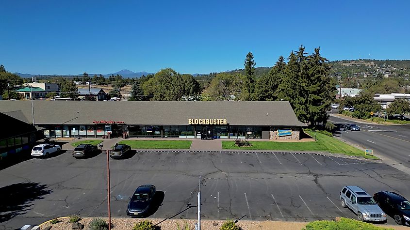 The Blockbuster Video Store in Bend, Oregon