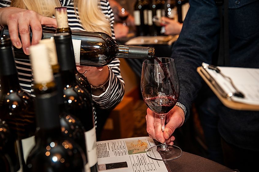 Wine event in Woodinville, Washington.