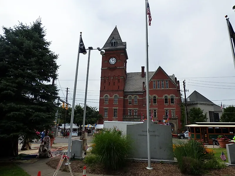 Carbondale City Hall and Courthouse in Carbondale, Pennsylvania.