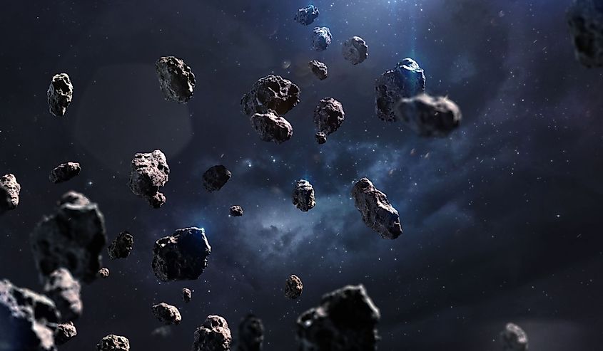 Meteorites, rocks floating in space