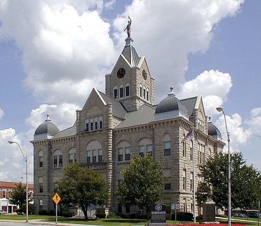 Polk County Courthouse, Bolivar, Missouri.
