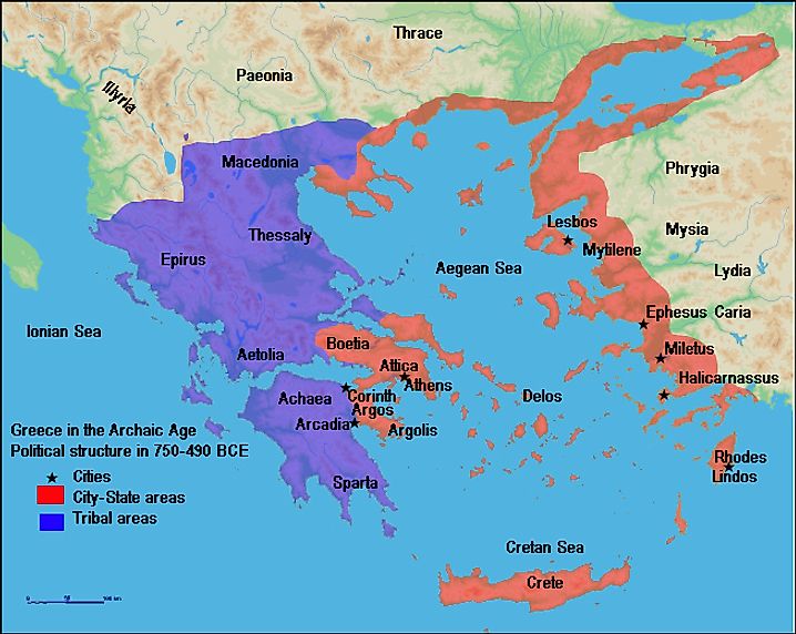 Greek Empire map