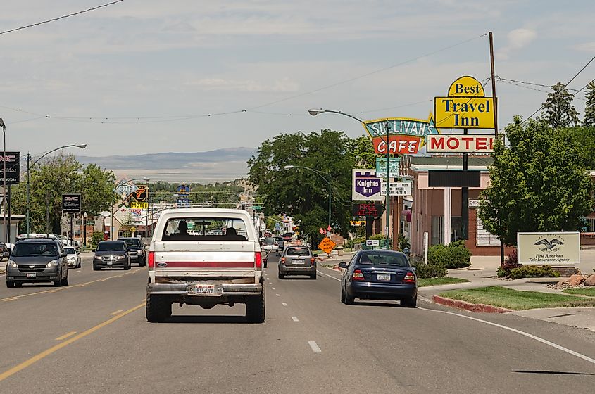 Main Street looking north, Cedar City, Utah.