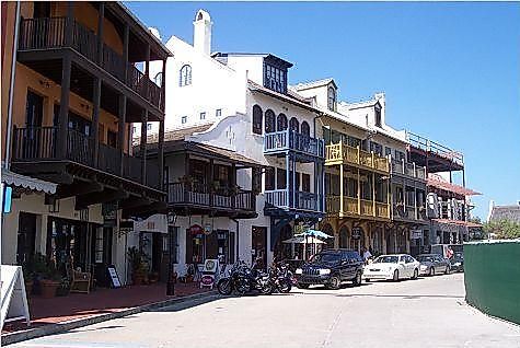 Downtown Rosemary Beach, Florida.