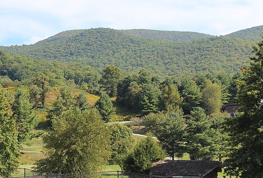 Rabun Bald viewed from Sky Valley, Georgia.