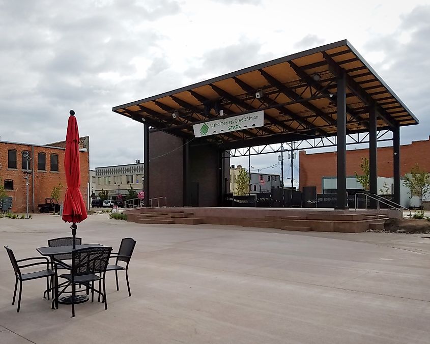 Indian Creek Plaza in Caldwell, Idaho.