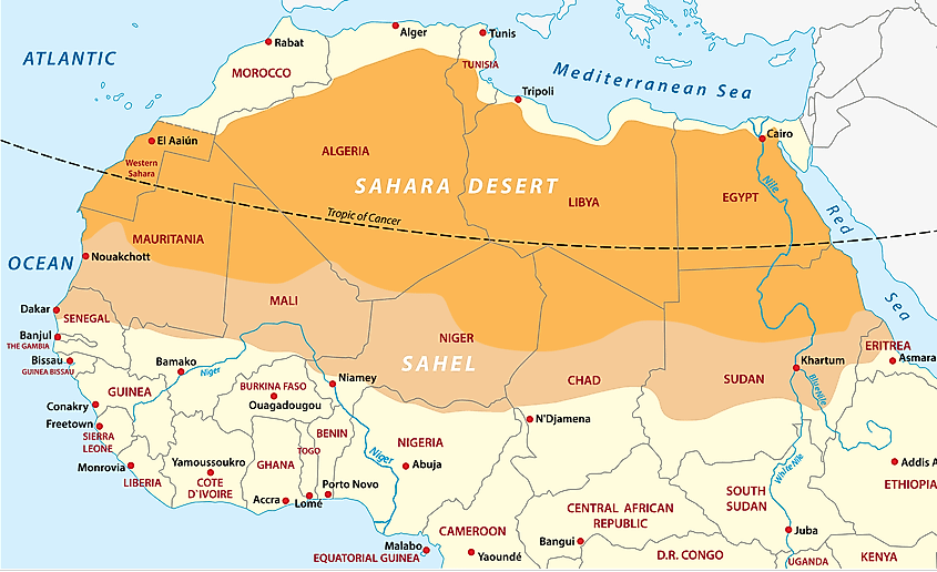 Sahel Map