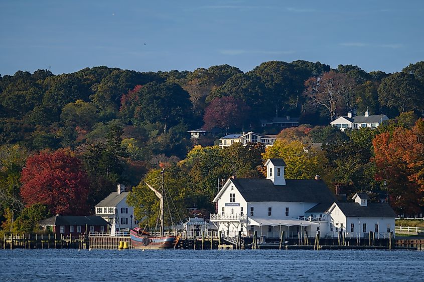 View of Connecticut River Museum, Essex, Connecticut.