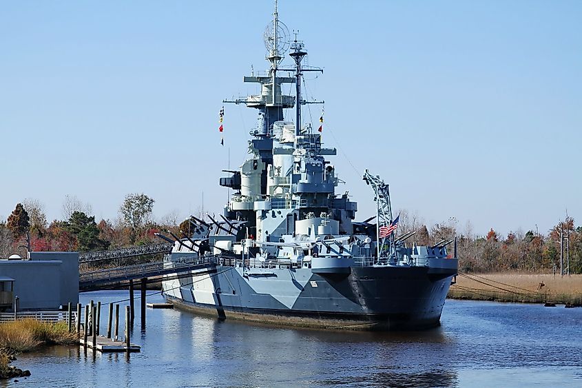 USS North Carolina, WWII Battleship