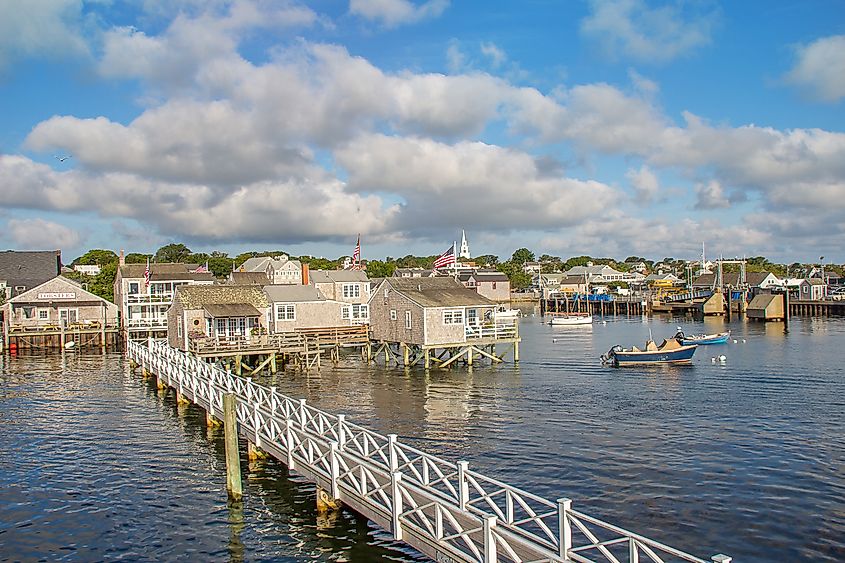 The harbor in Nantucket, Massachusetts.