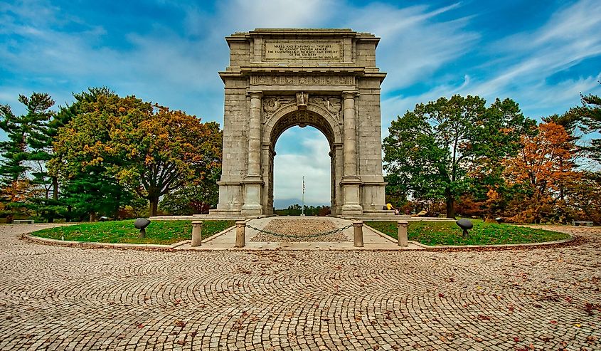 The National Memorial Arch at Valley Forge National Historical Park