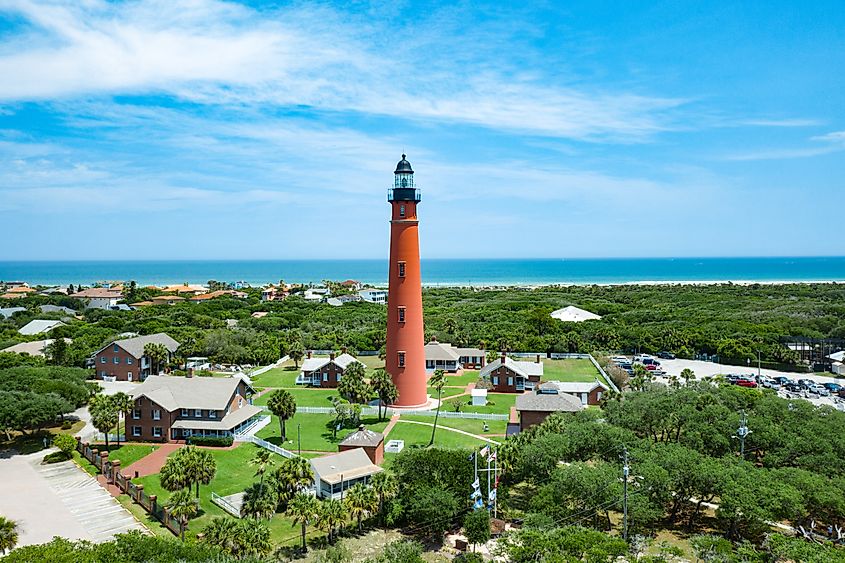 Aerial view of Ponce Inlet, Florida
