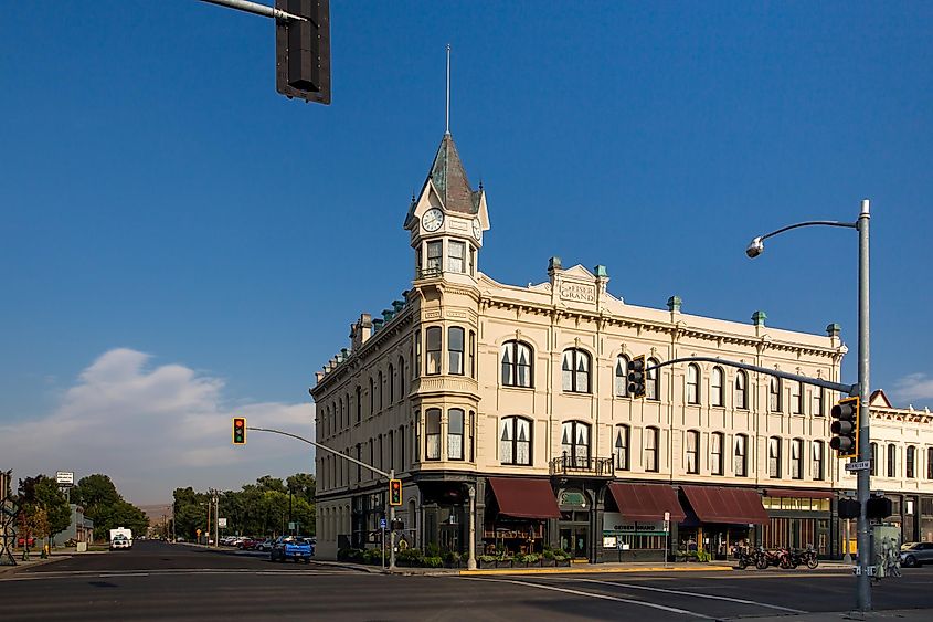 Geiser Grand Hotel and Restaurant building in the city center, via Victoria Ditkovsky / Shutterstock.com