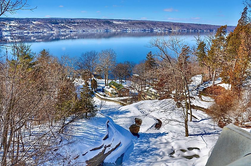 Seneca Lake in winter