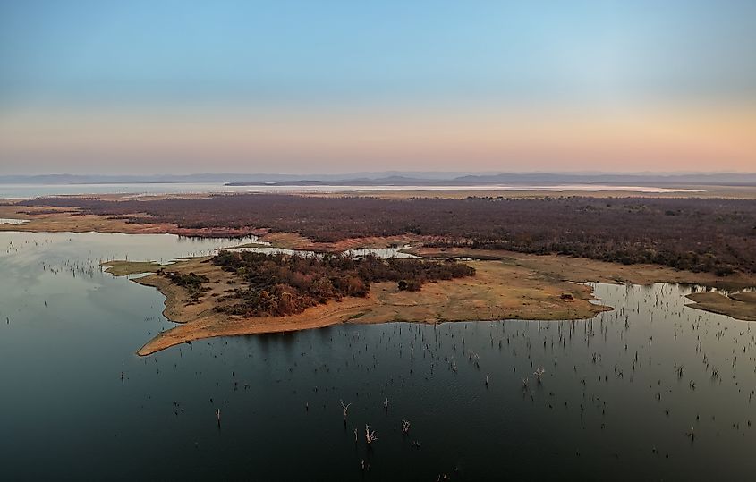 Lake Kariba in Zimbabwe, Africa.