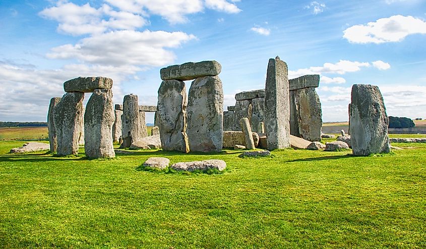 Looking out over Stonehenge and the Salisbury Plain.