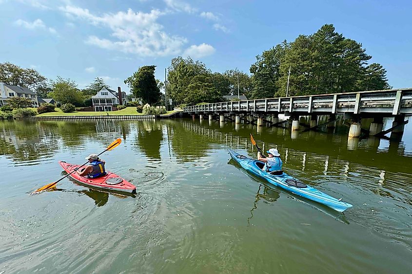 Time to hit the water on Onancock Creek Image credit Bryan Dearsley