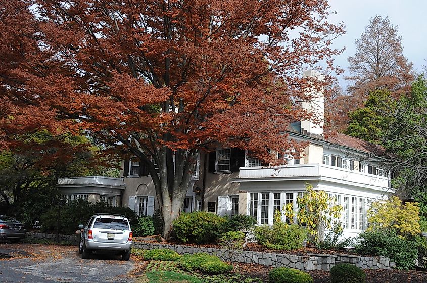 Holladay-Harrington House in Greenville, New Castle County, Delaware.