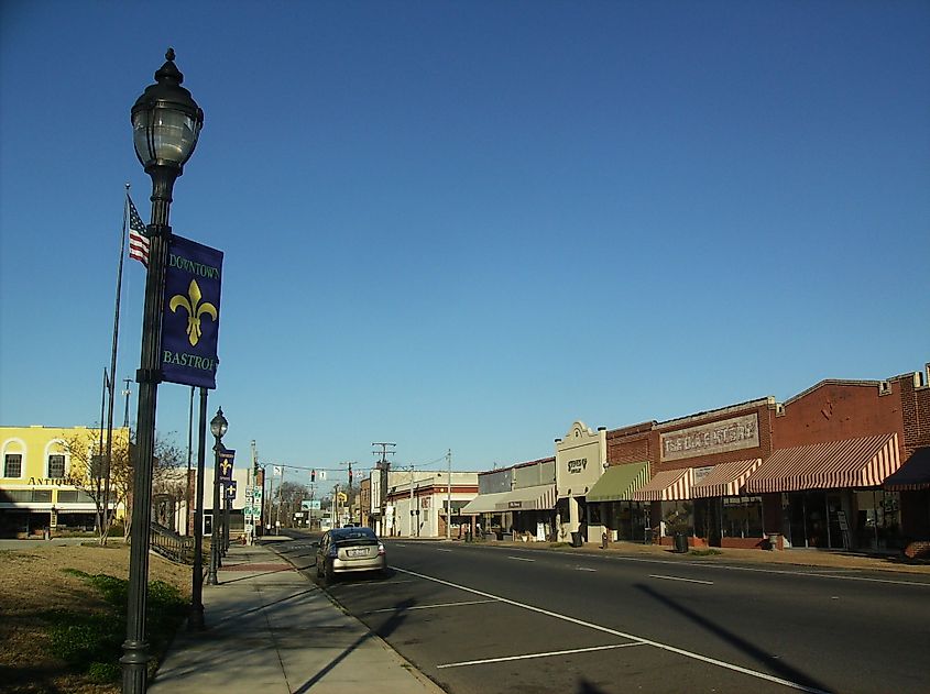 Beautiful Downtown Bastrop, Louisiana