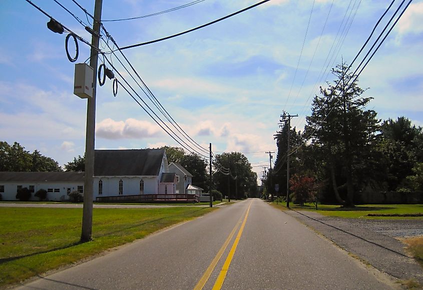 Main Street in Corbin City, New Jersey