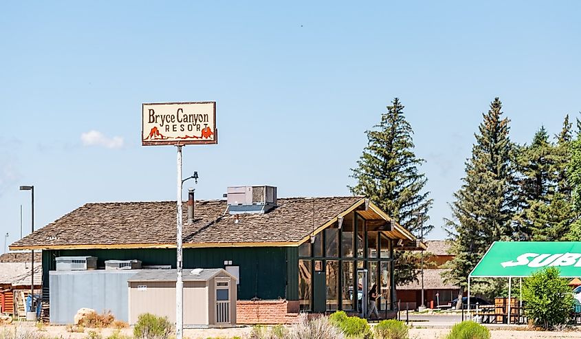 Downtown Bryce Canyon City, Utah