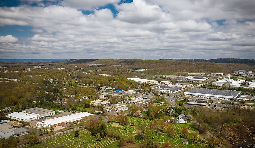 Aerial of Bridgewater, New Jersey 