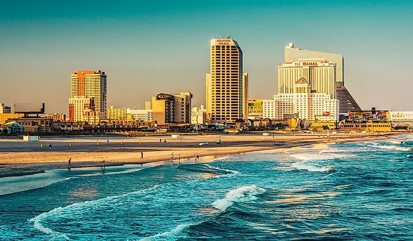 The waterfront in Atlantic City, New Jersey.