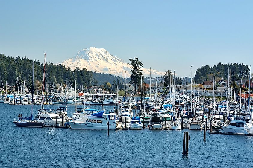 Gig Harbor waterfront, Washington