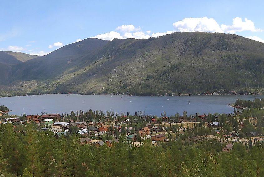 Village of Grand Lake on the western edge of Rocky Mountain National Park, Colorado