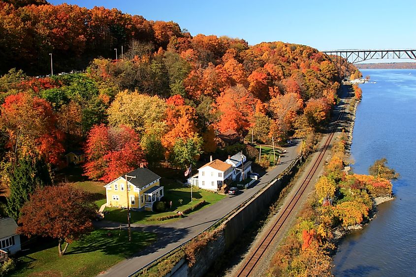 The beautiful river town of Poughkeepsie, New York