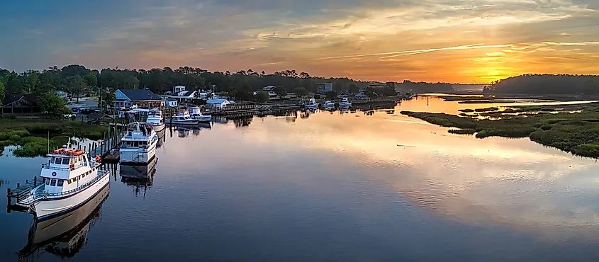 Calabash North Carolina sunrise view
