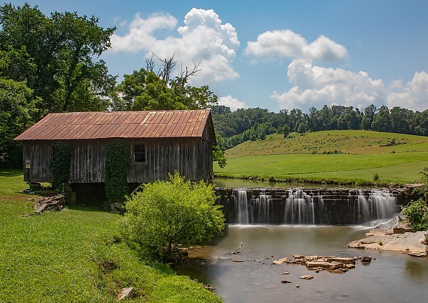 Cowan Mill Southwest Ewing, Virginia, Summertime.