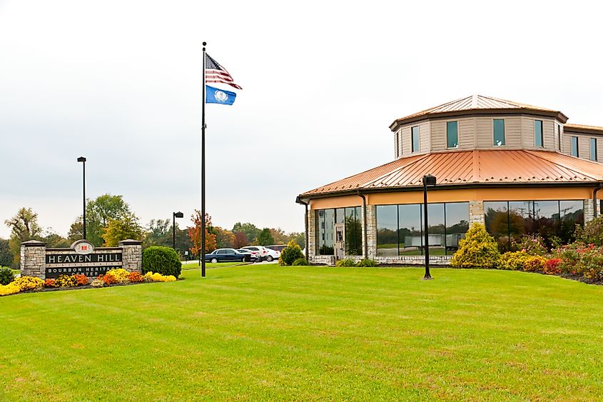 Heaven Hill Distillery at Bardstown, Kentucky.