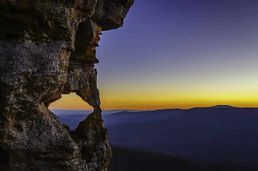 Ozark National Forest overlooking Boston Mountains, Arkansas
