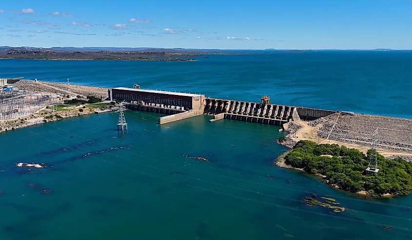 Sobradinho Hydroelectric Of Sobradinho In Bahia Brazil.