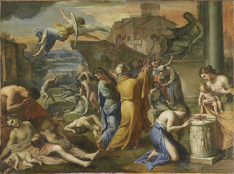 La peste d’Athènes by François Perrier