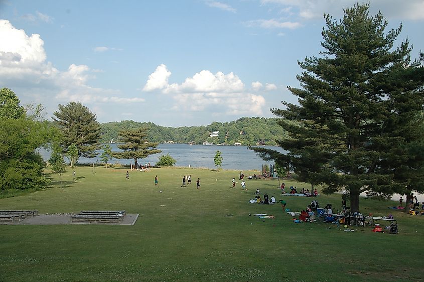 Claytor Lake recreational area in Dublin, Virginia