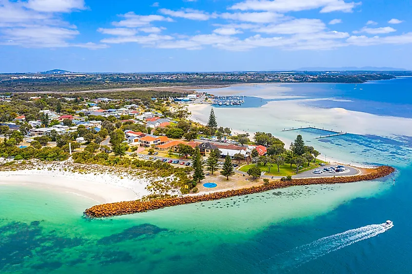 Marina at Emu Point of Albany, Western Australia.