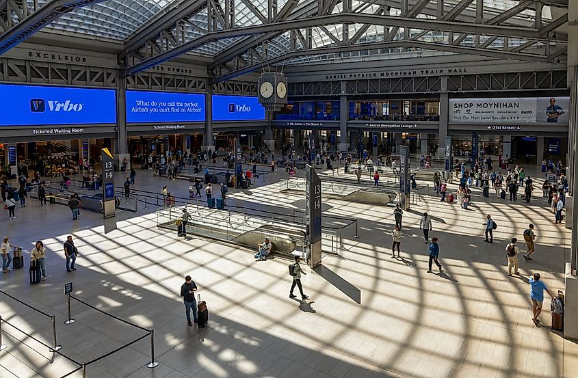 Penn Station. Editorial credit: Faina Gurevich / Shutterstock.com