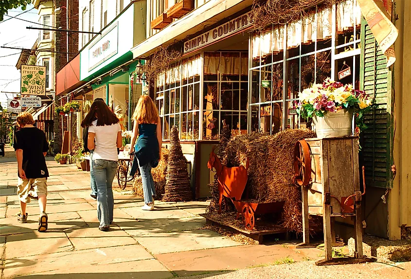 Downtown Saugerties, New York.
