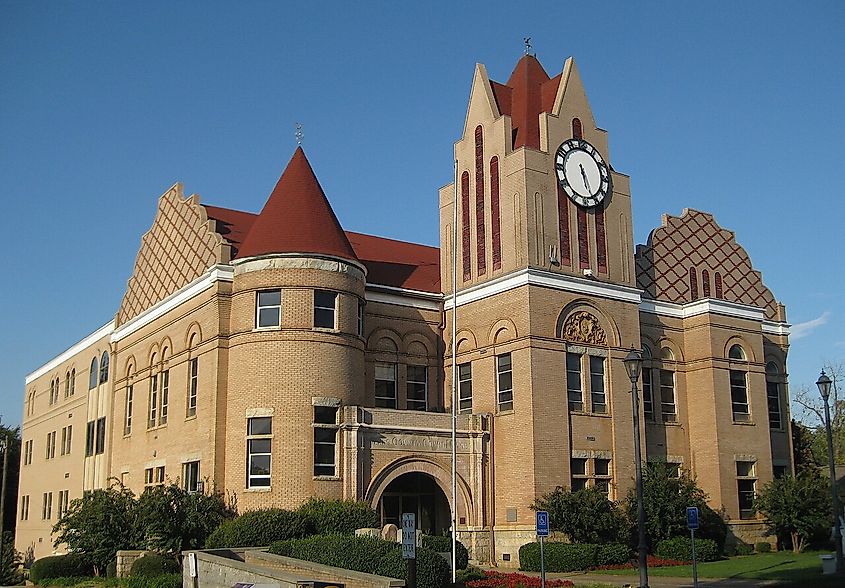 Wilkes County Courthouse in Washington, Georgia.